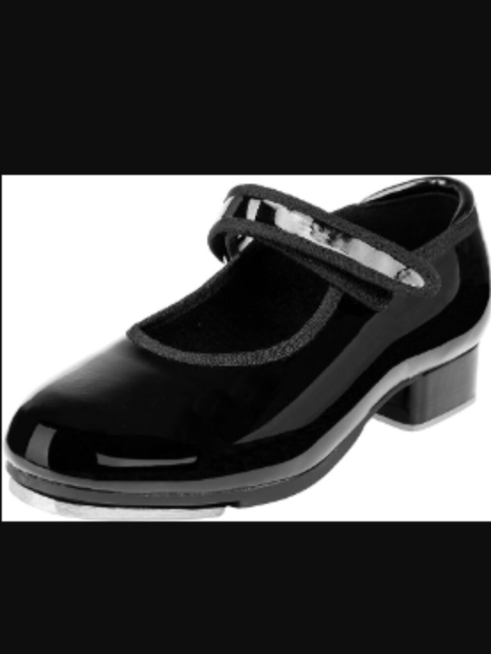 Stelle Tap Shoes Girls Leather Non-Slip Dance Shoes Sz 1 Big Kid